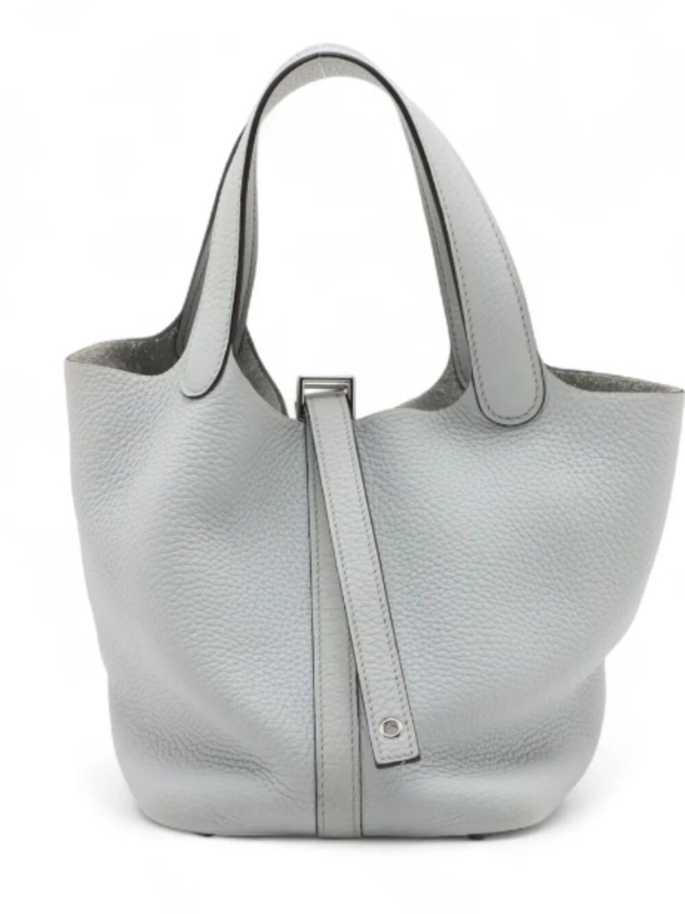 Hermès Picotin Lock 18 PM Taurillon Clemence Pale Blue